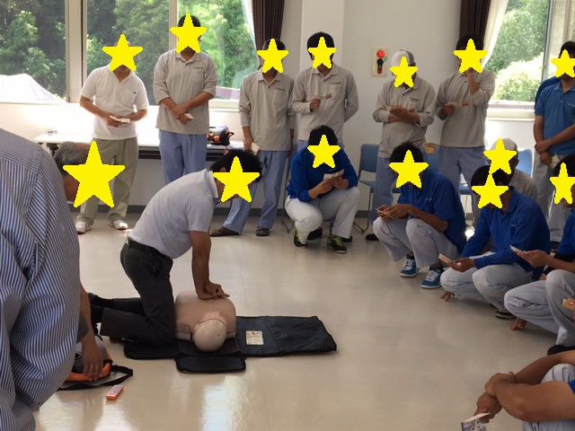 避難訓練(AED)1